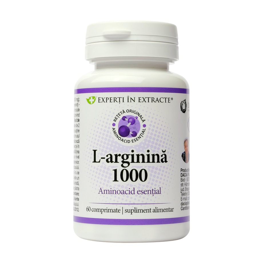 L-arginina 1000mg 60 comprimate