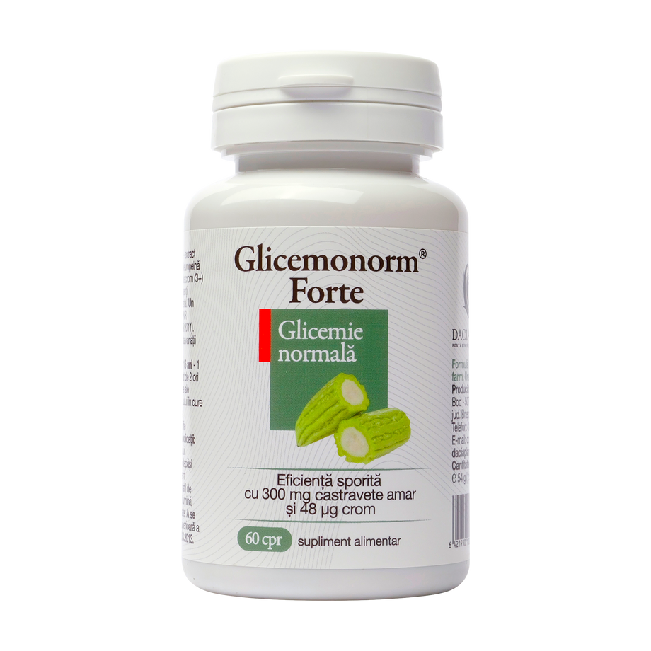 Glicemonorm forte 60 comprimate