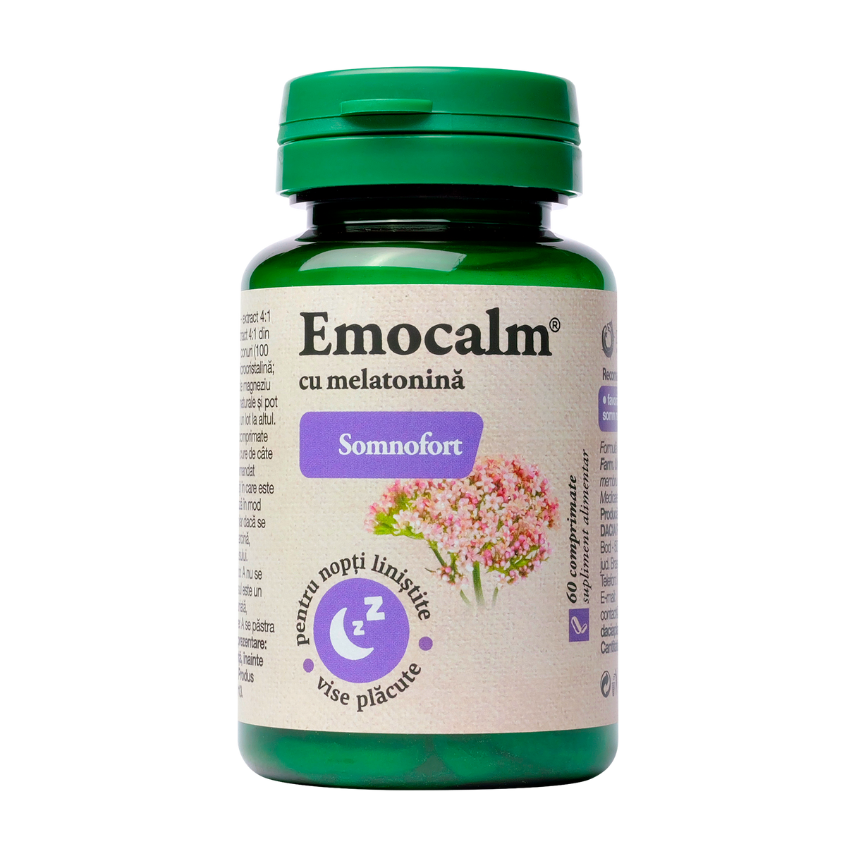 Emocalm cu melatonina Somnofort 60 comprimate