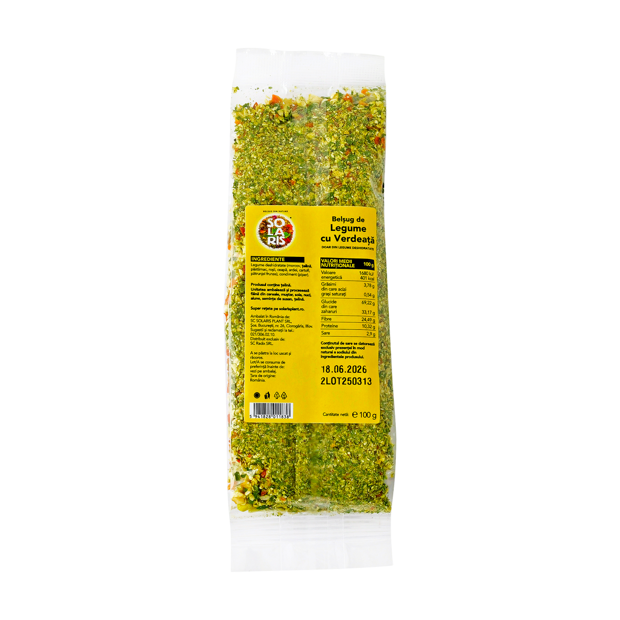 Belsug legume cu verdeata 100 g