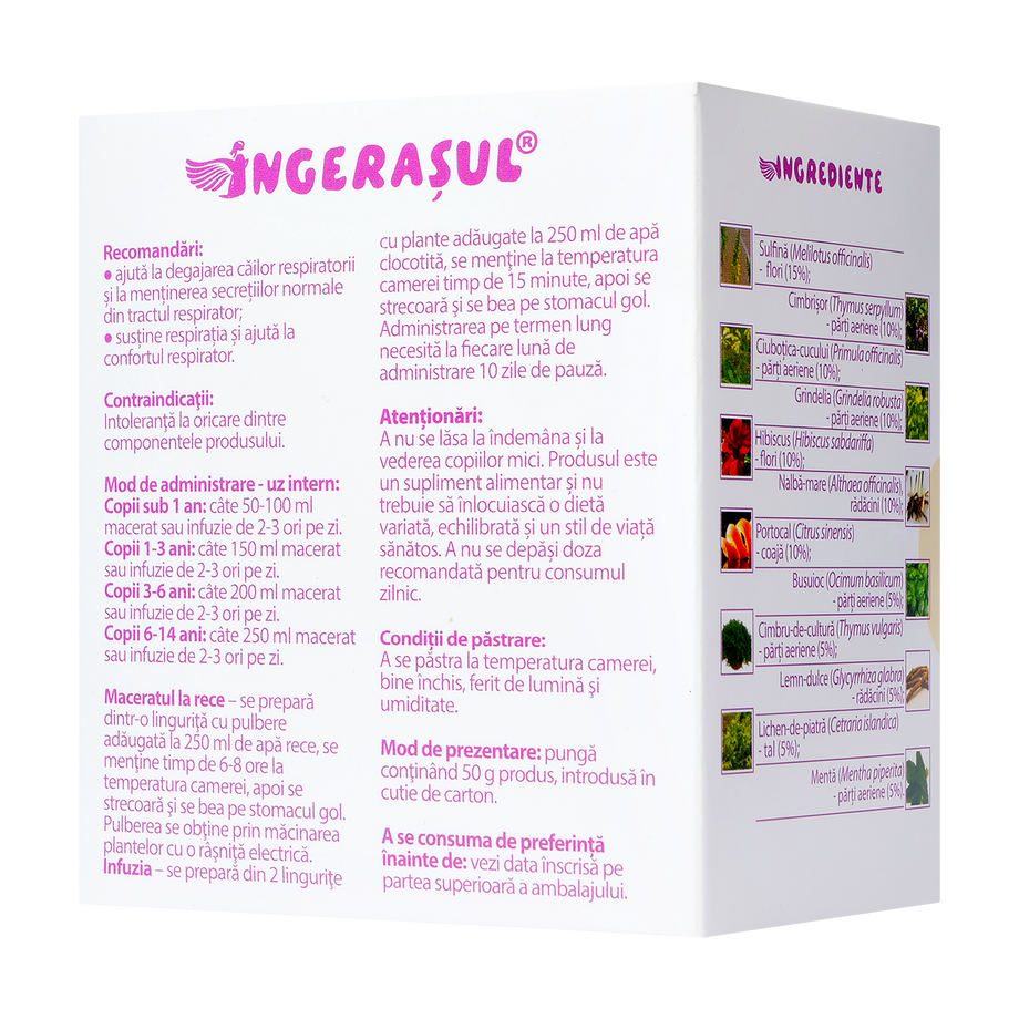 Ceai pentru tuse ingeras 50 g