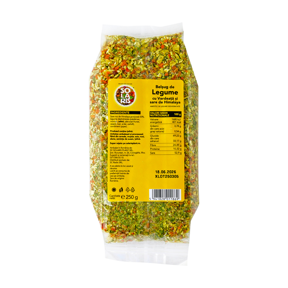 Belsug legume cu verdeata si sare roz de himalaya 250 g