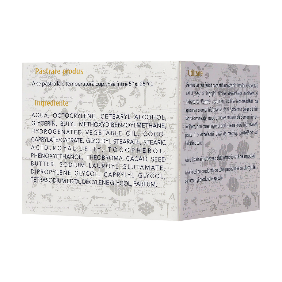 Apidermin lejer crema de zi pentru fata 50 ml