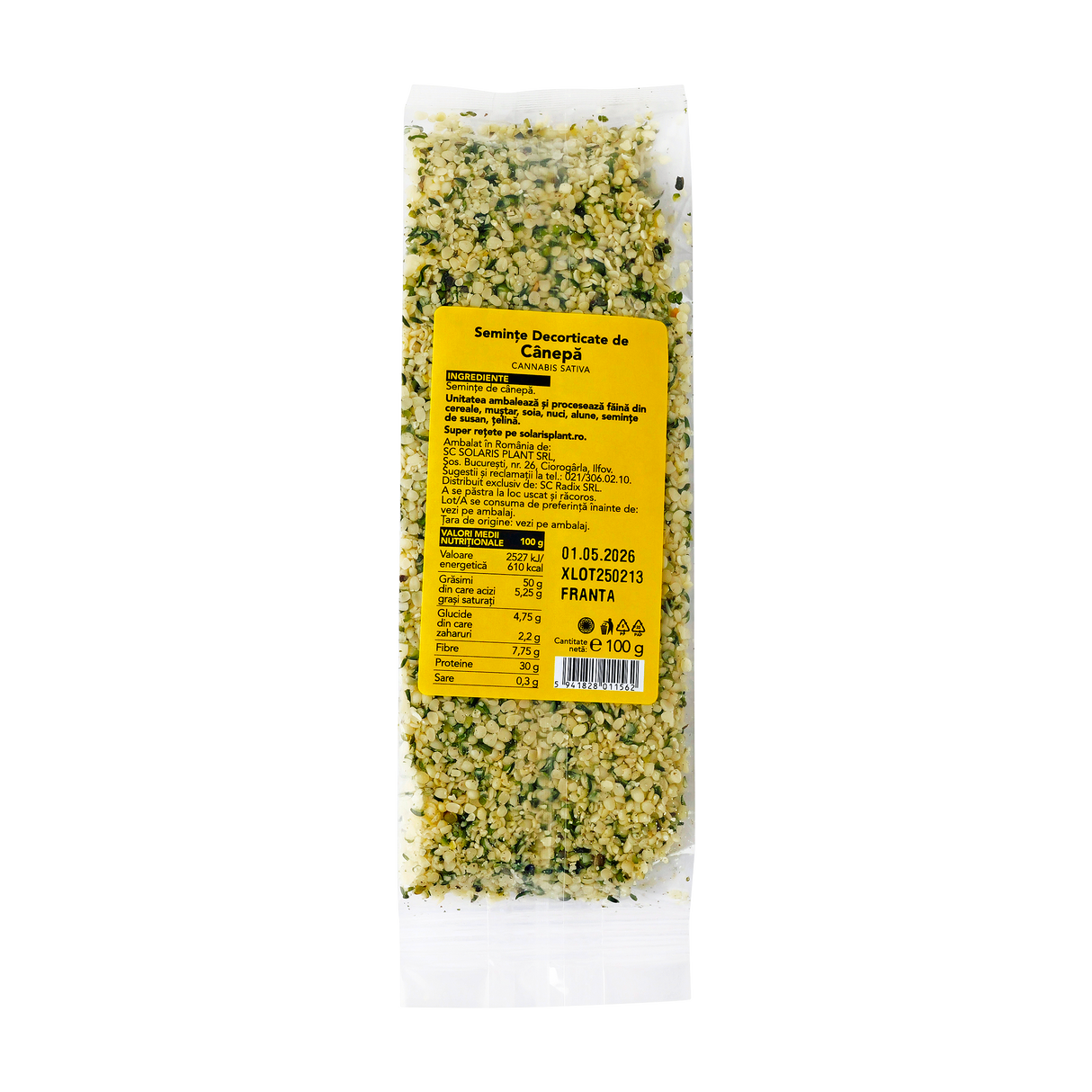 Seminte decorticate de canepa 100 g