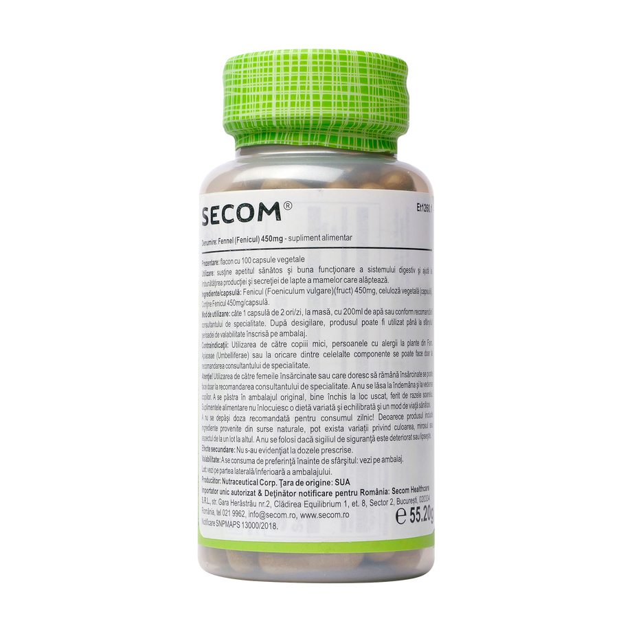 Fennel fenicul 450mg 100 capsule