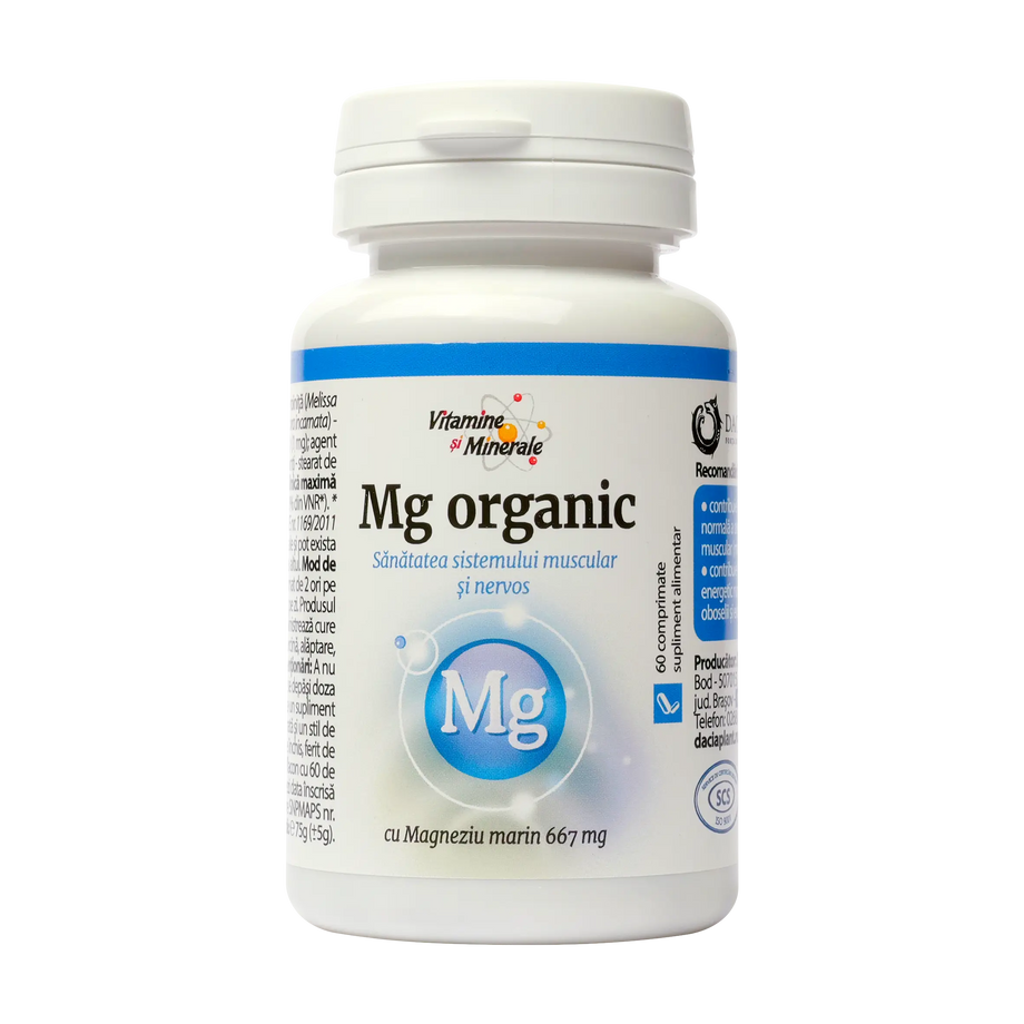 Magneziu organic 60 comprimate