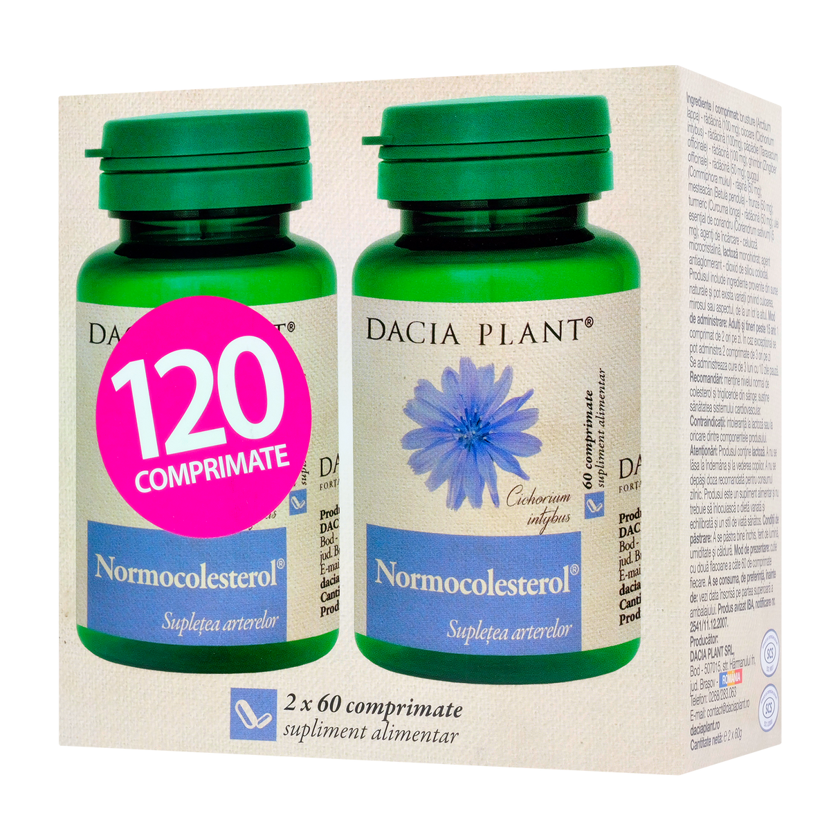 Normocolesterol 120 comprimate