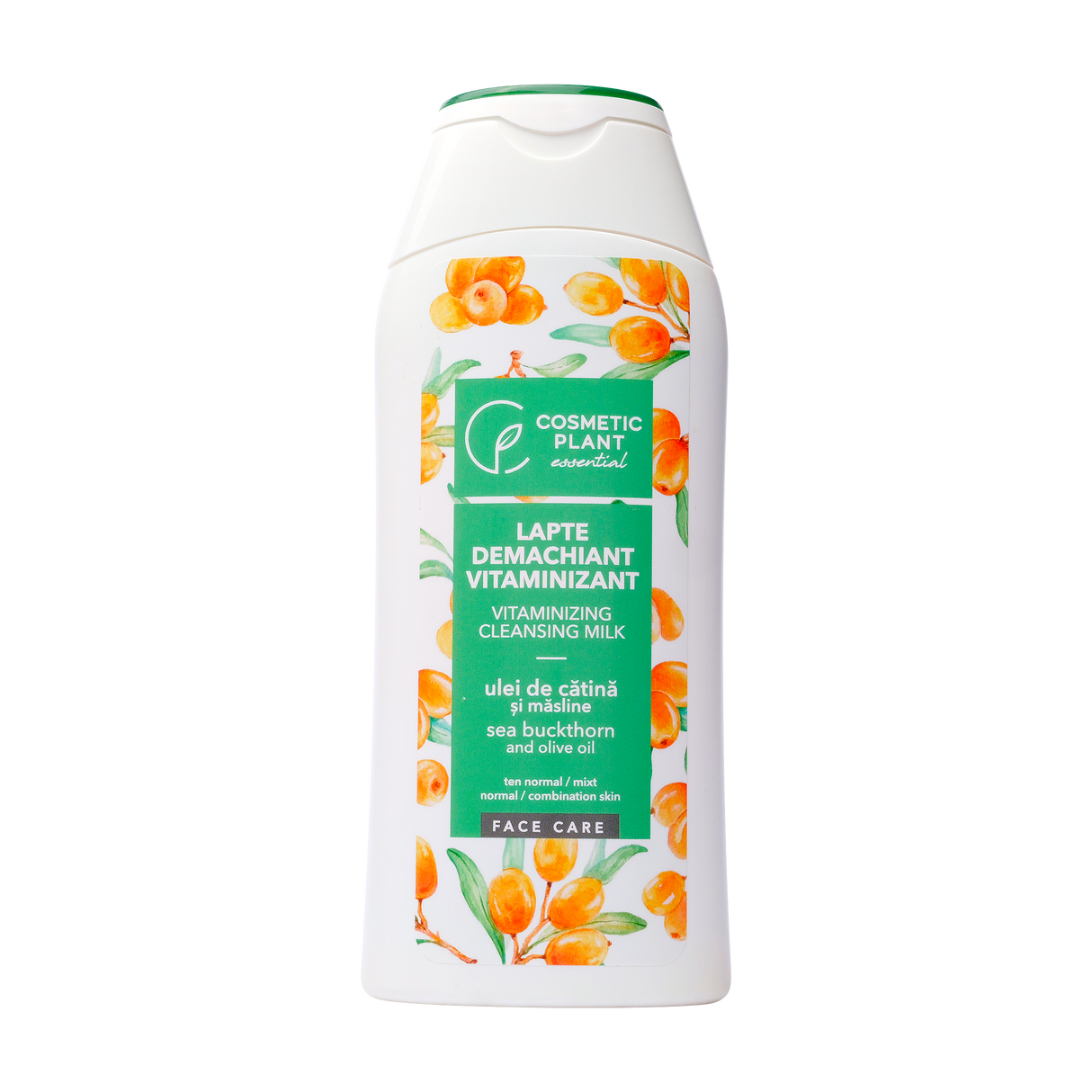 Lapte demachiant vitaminizant cu ulei catina si masline 200 ml