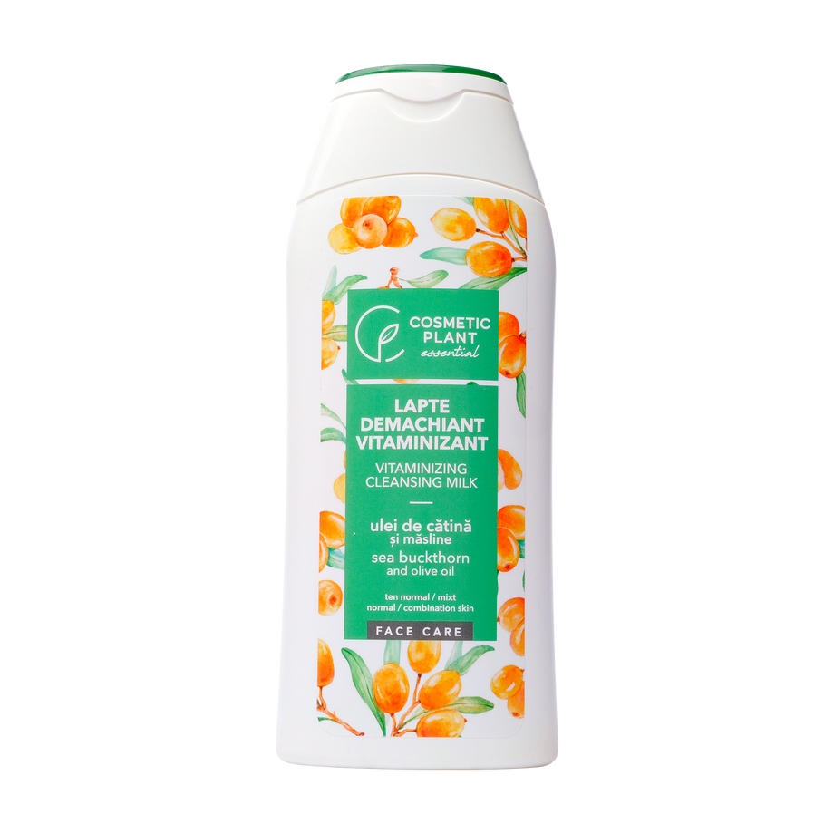 Lapte demachiant vitaminizant cu ulei catina si masline 200 ml