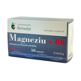 Magneziu + B6 50mg 50 comprimate