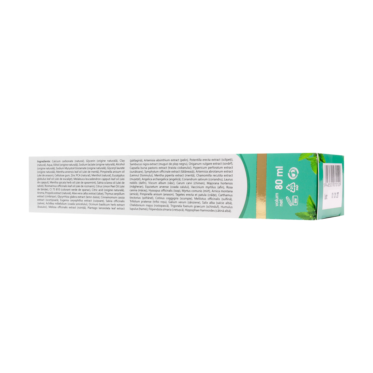 Pasta de dinti Menthol Fresh 80 ml