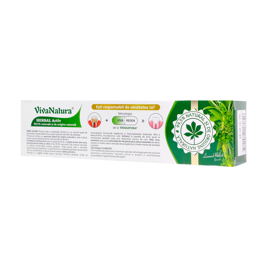 Pasta de dinti Herbal Activ spumanta 80 ml