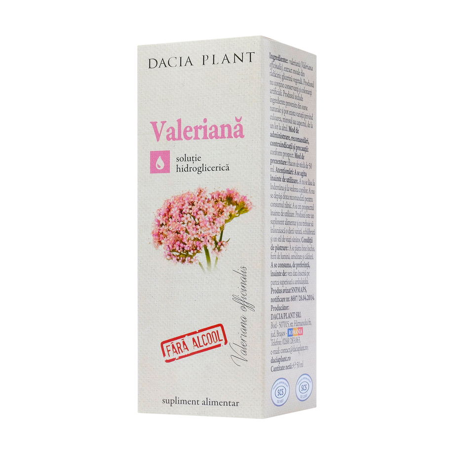 Valeriana fara alcool 50 ml