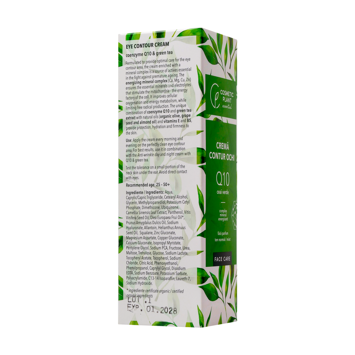Crema contur ochi Q10 mineral complex 30 ml