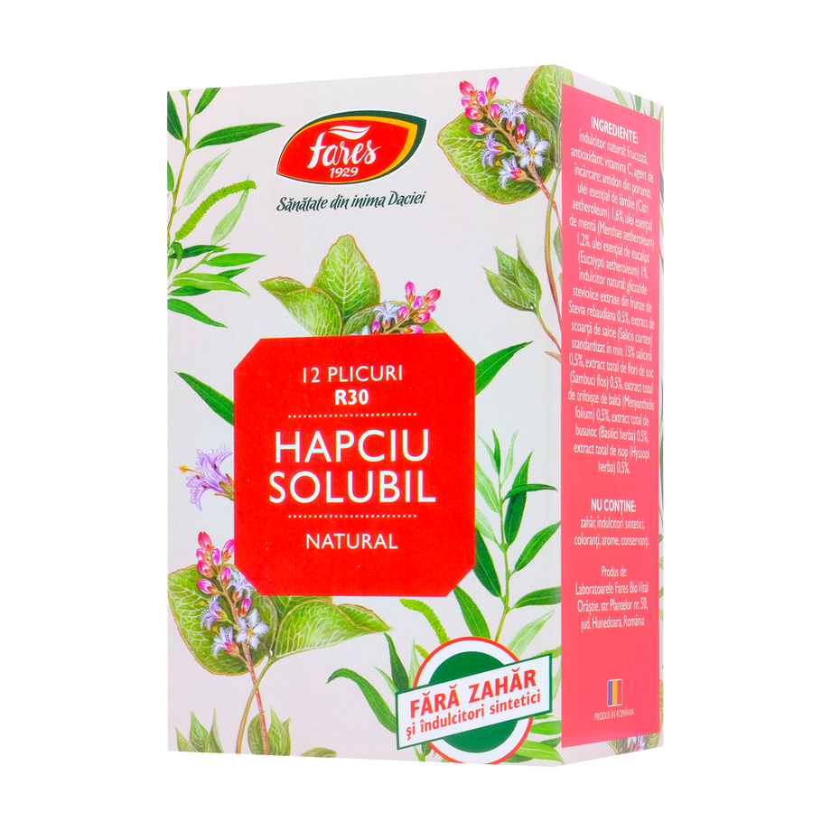 Hapciu solubil 12 plicuri