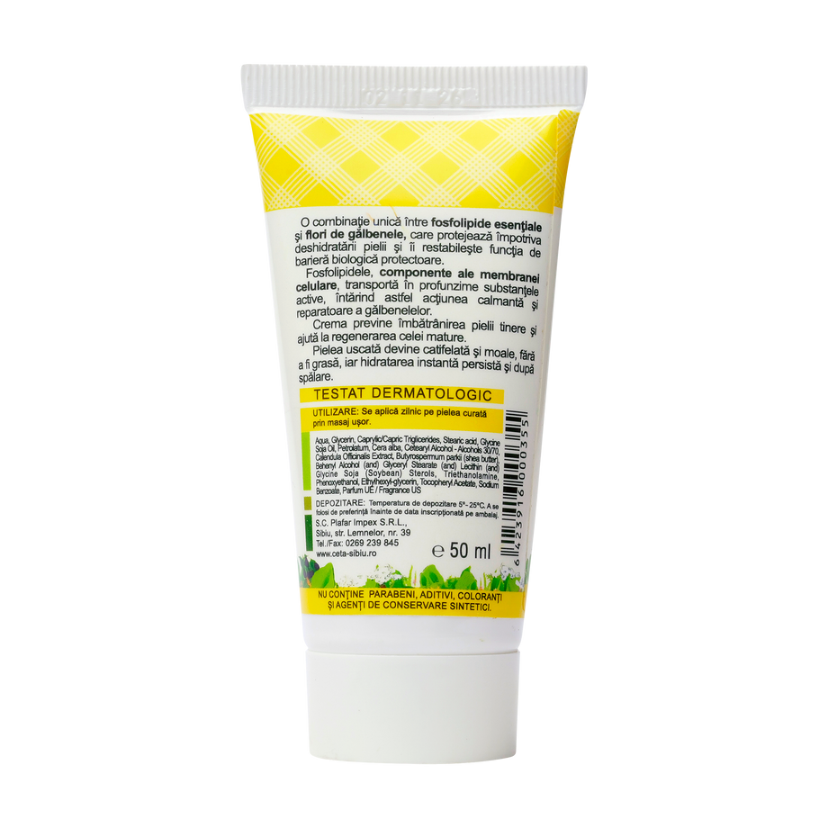 Crema maini cu galbenele si fosfolipide 50 ml