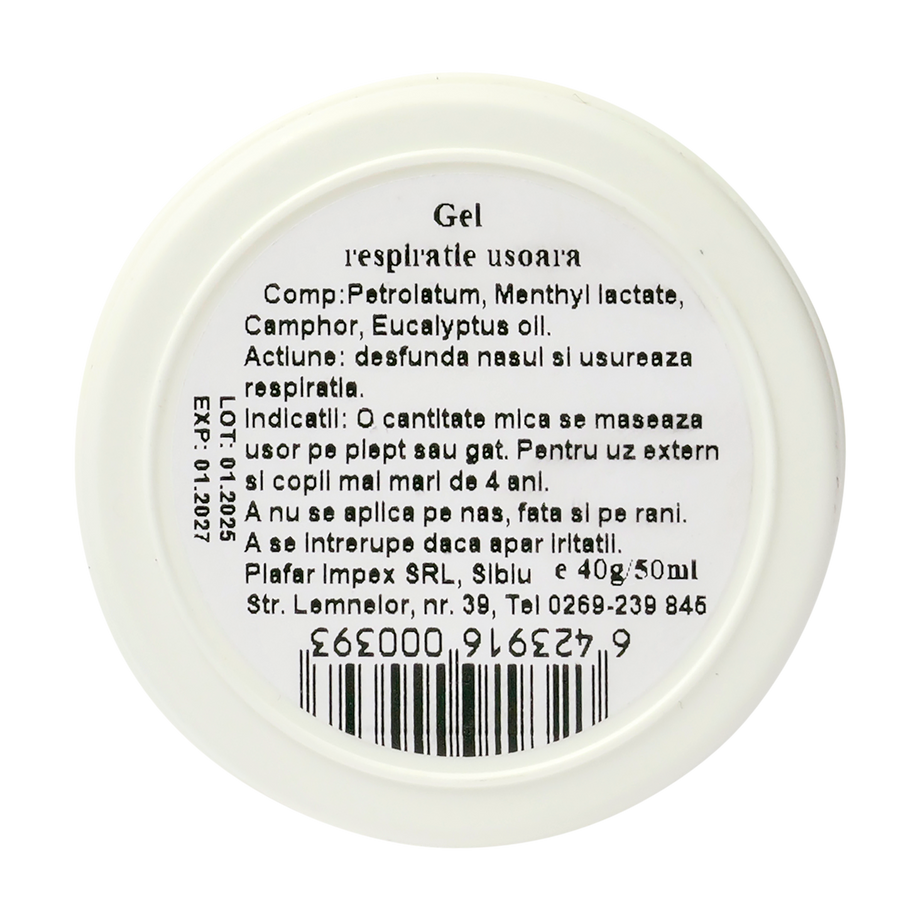 Gel respiratie usoara 40 g