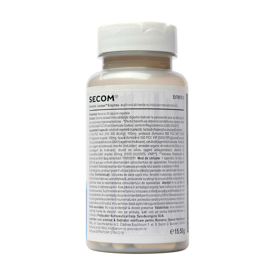 Lactase enzymes 30 capsule