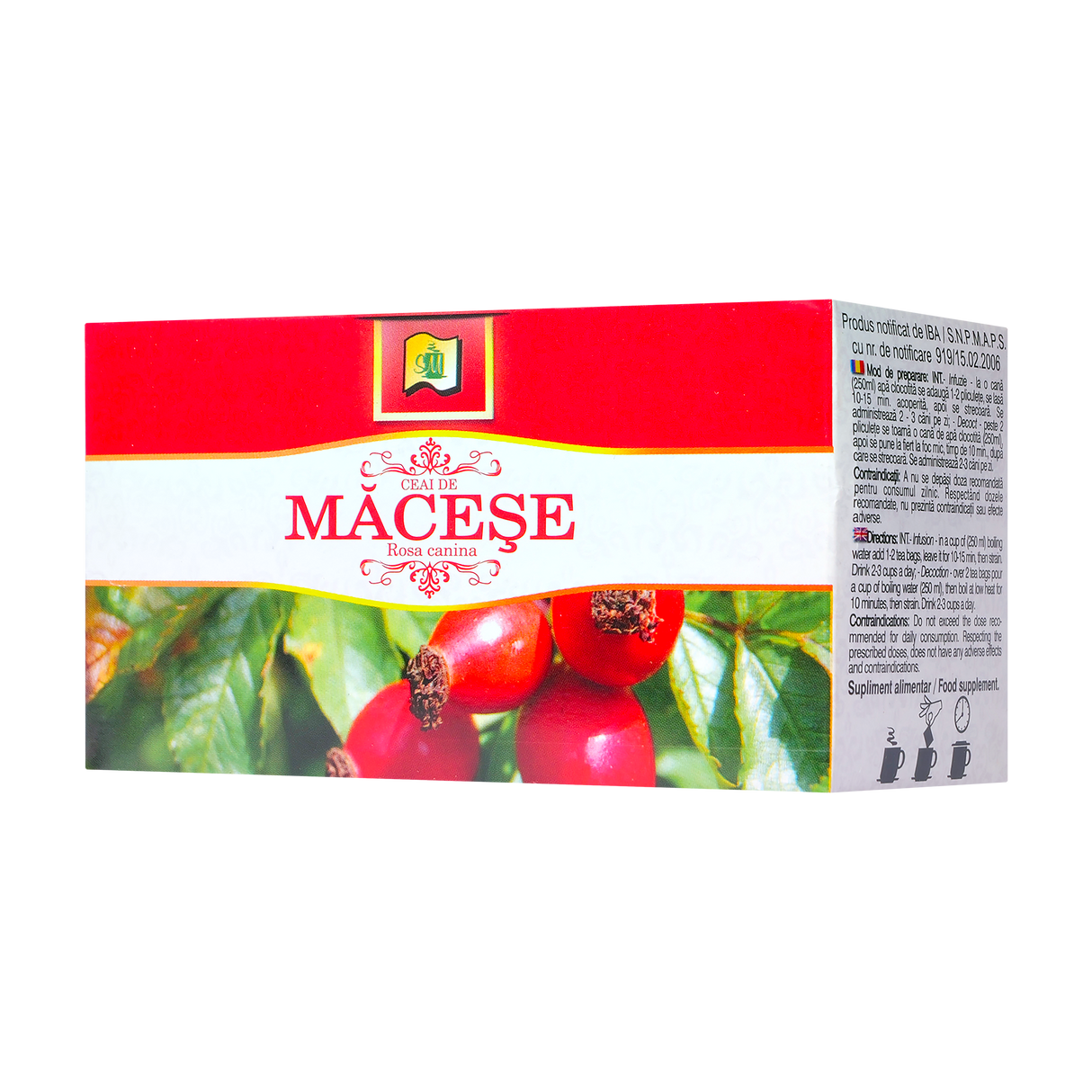 Ceai macese feinschnitt 20 plicuri