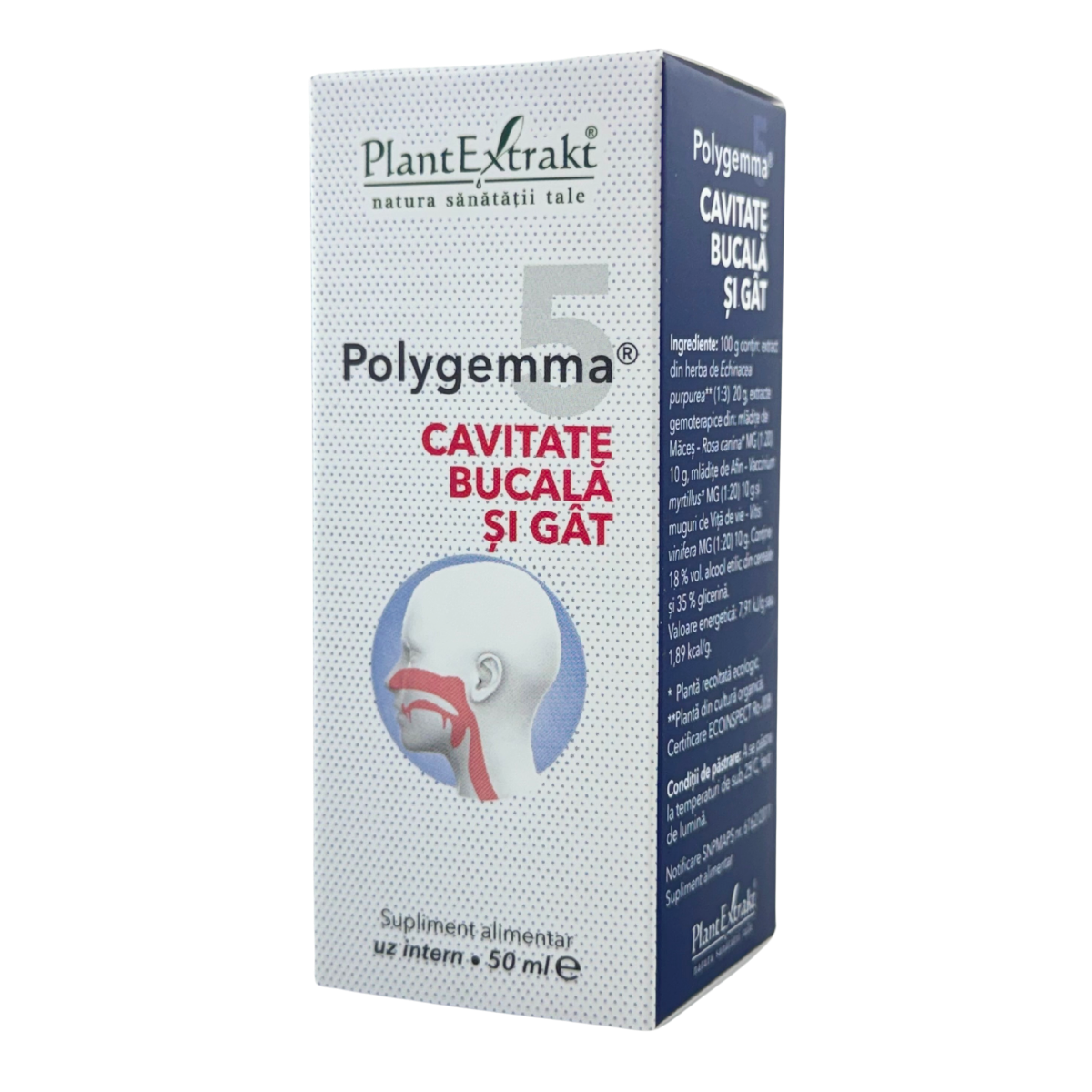 Polygemma 5 - Cavitate Bucala si Gat 50 ml