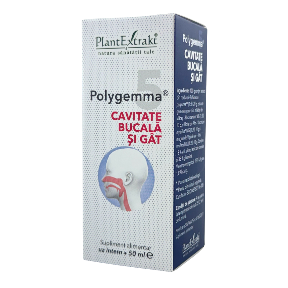 Polygemma 5 - Cavitate Bucala si Gat 50 ml