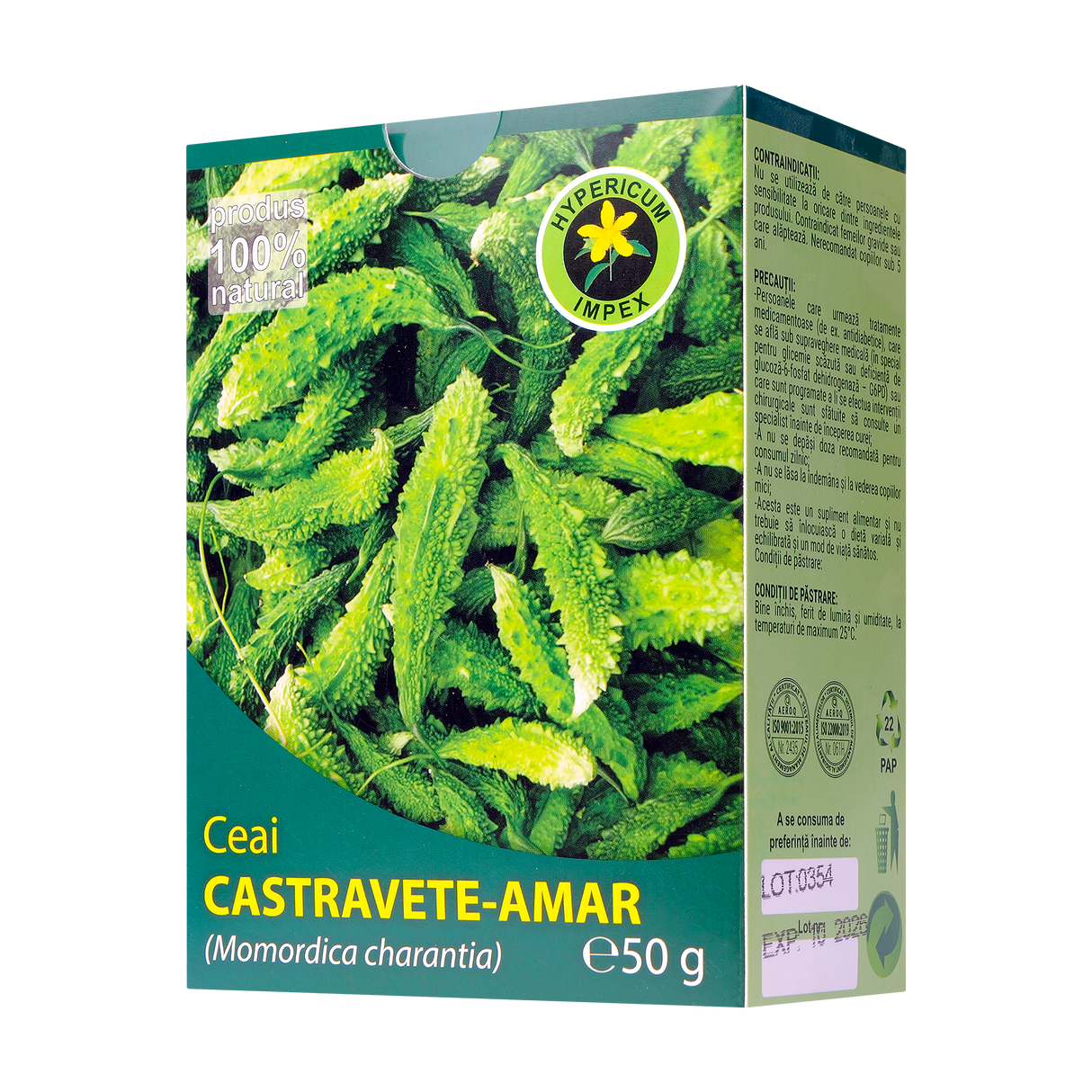 Ceai castravete amar momordica 50 g