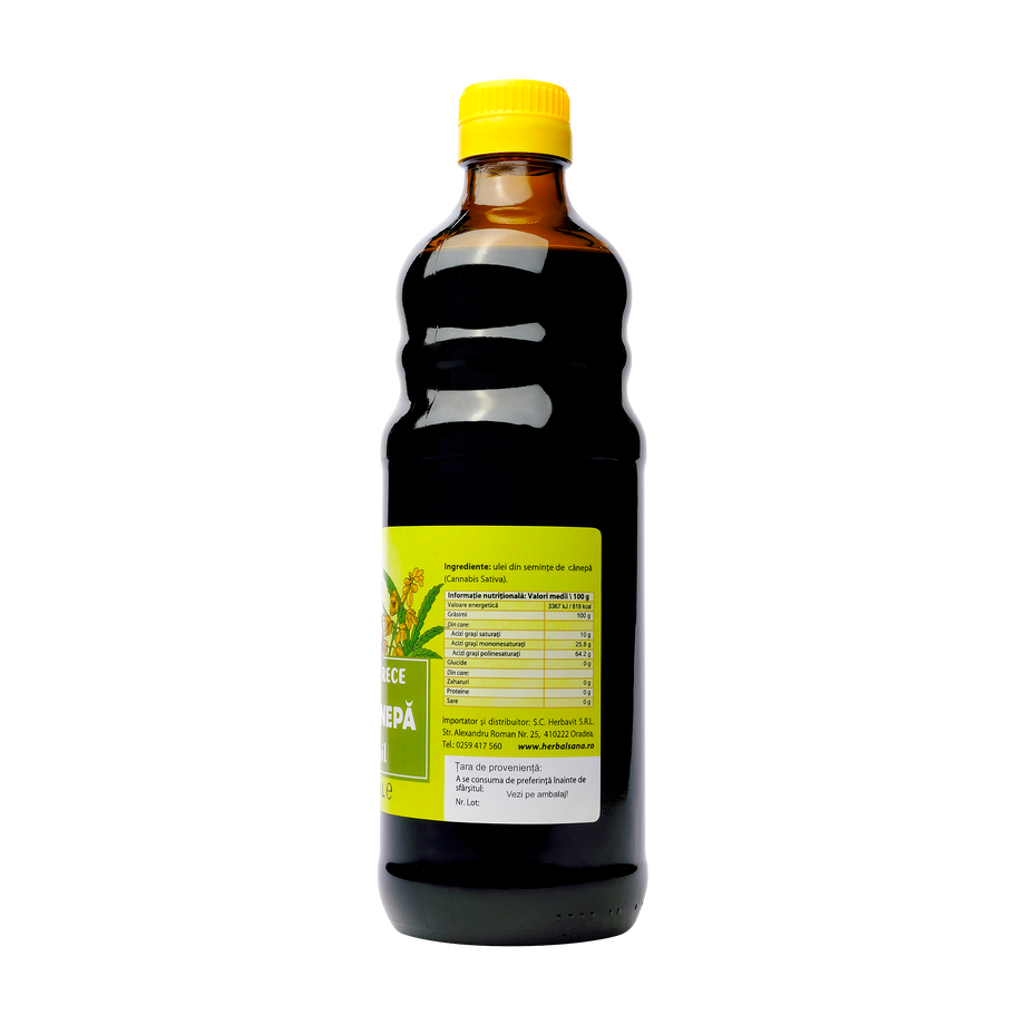 Ulei seminte canepa 500 ml