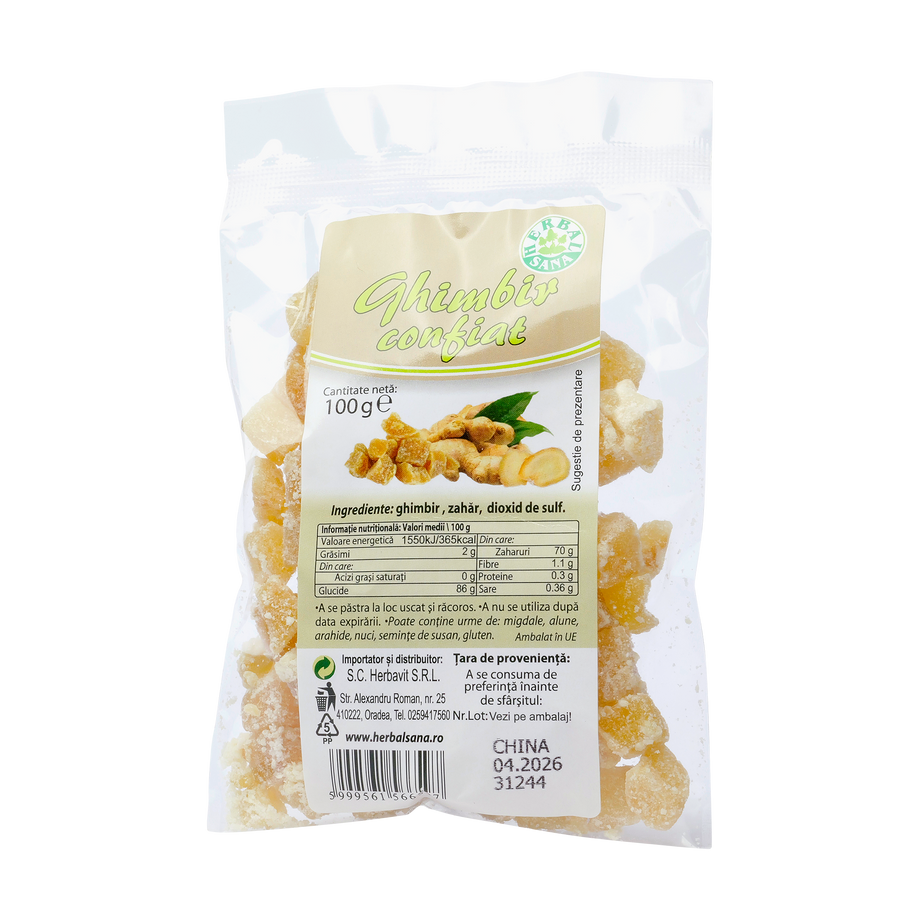 Ghimbir confiat 100 g