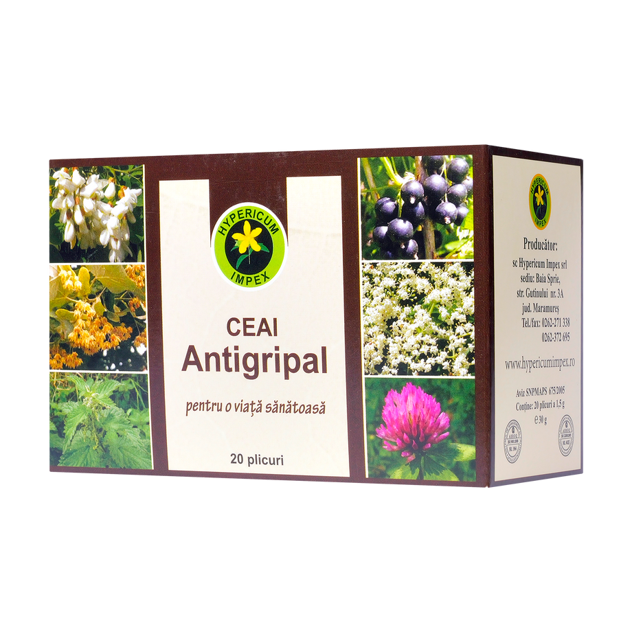 Ceai antigripal 20 plicuri