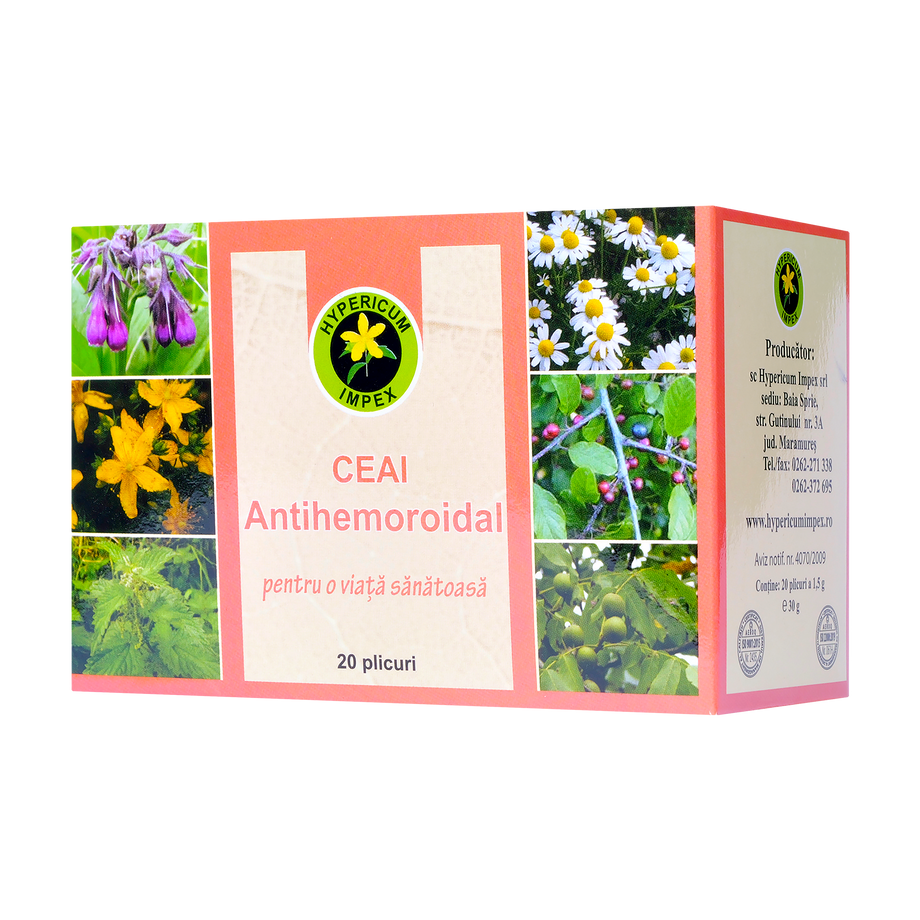 Ceai antihemoroidal 20 plicuri