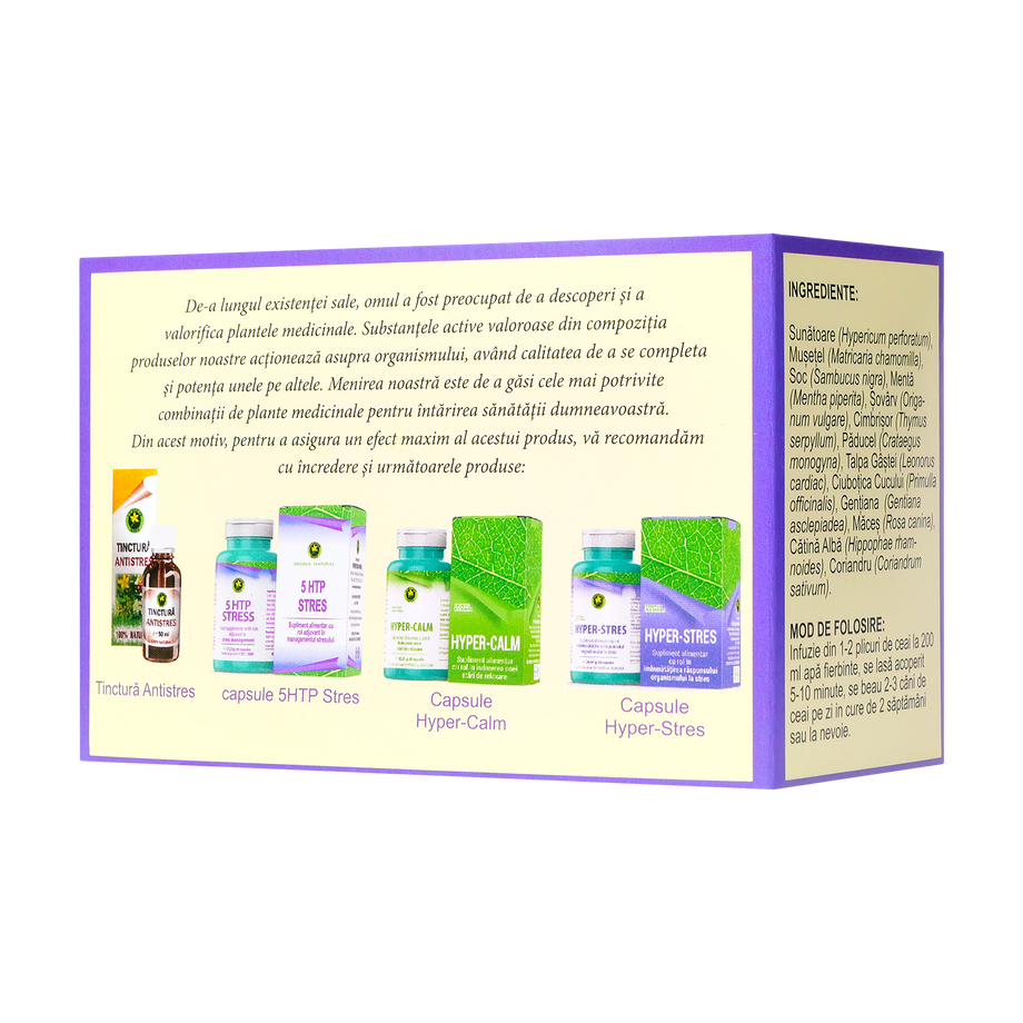 Ceai antistres 20 plicuri Hypericum