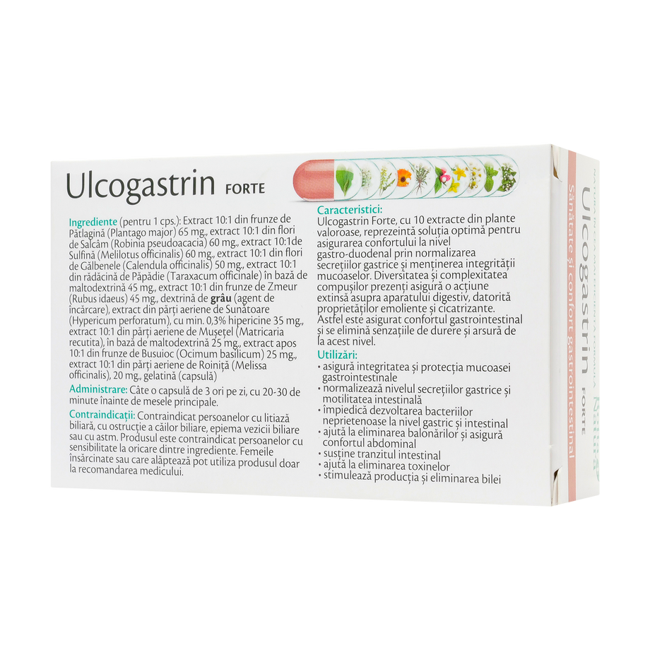 Ulcogastrin forte 30 capsule