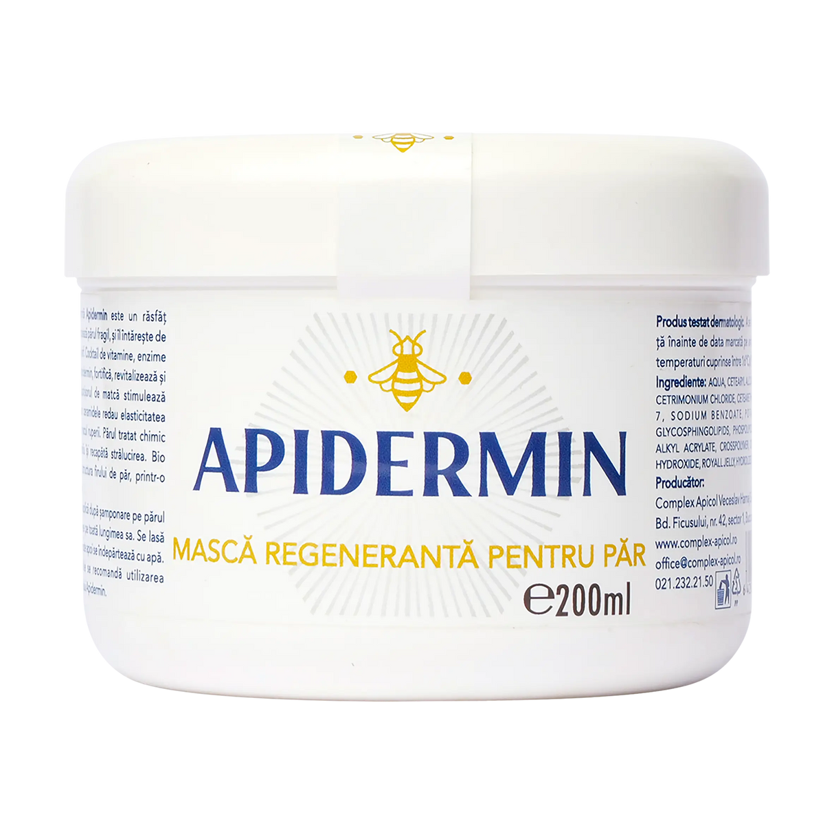 Apidermin masca regeneranta par 200 ml