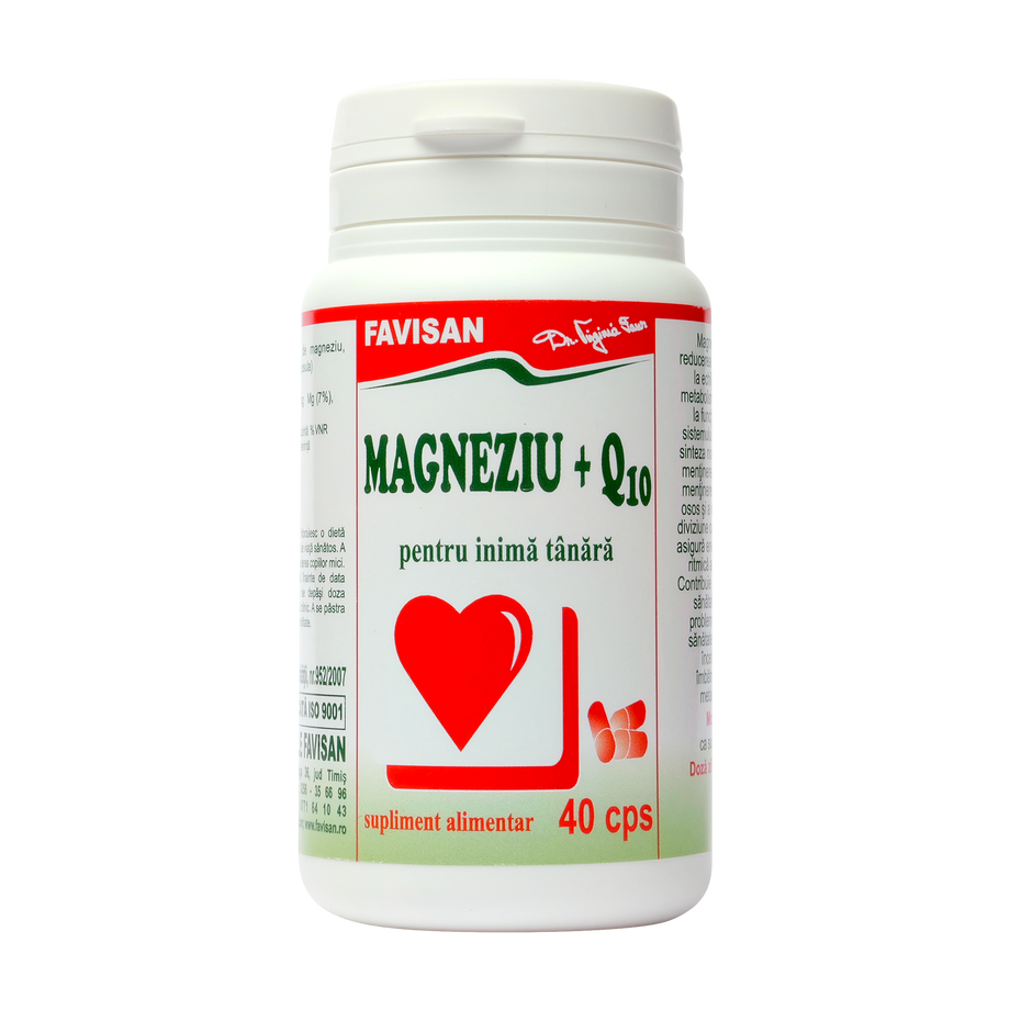 Magneziu + Q10 40 capsule