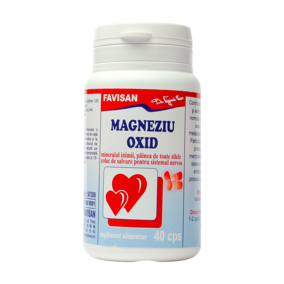 Magneziu oxid 40 capsule