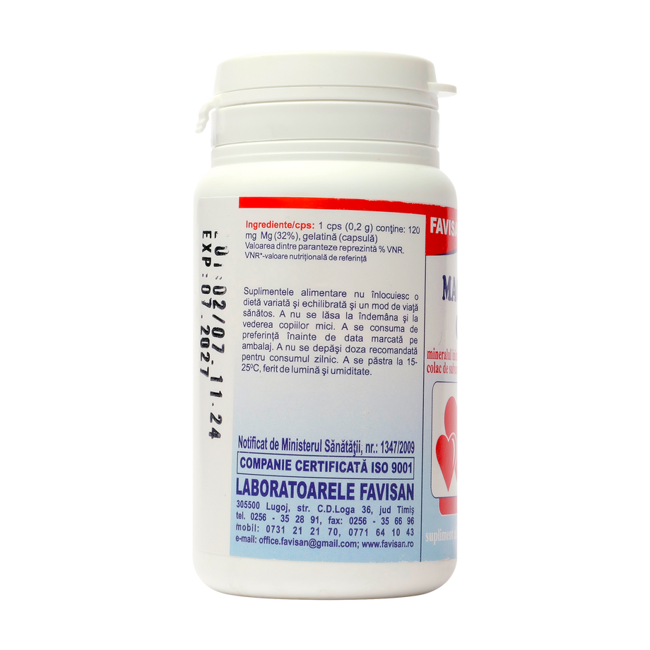 Magneziu oxid 40 capsule