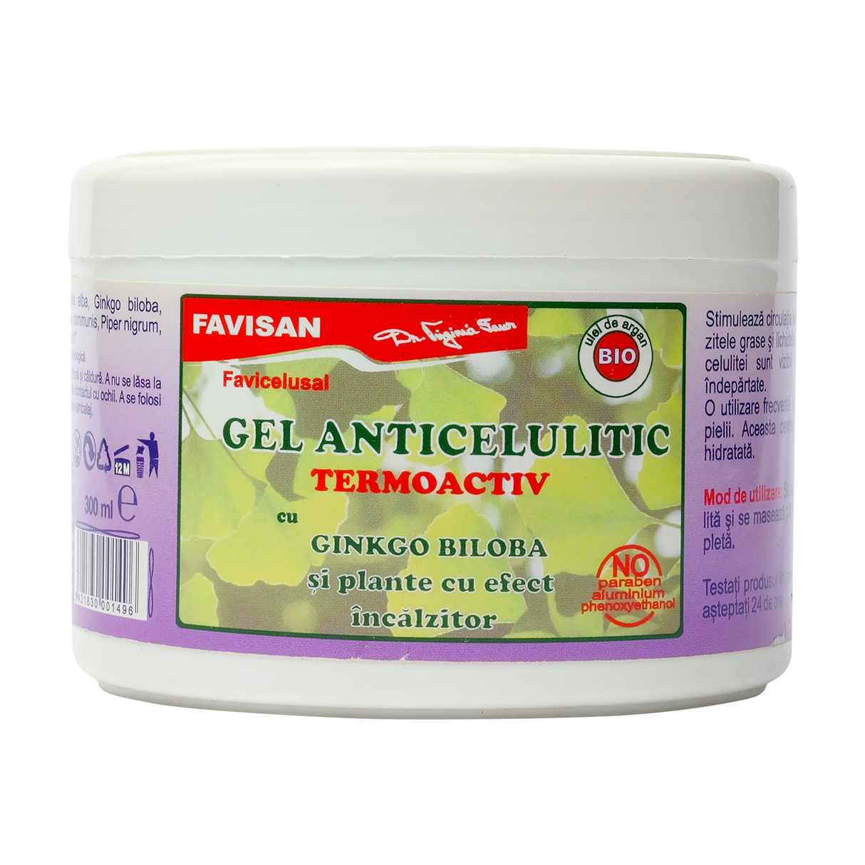 Gel termoactiv anticelulitic favicelusal 300 ml