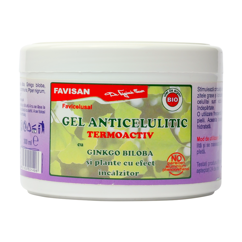 Gel termoactiv anticelulitic favicelusal 300 ml