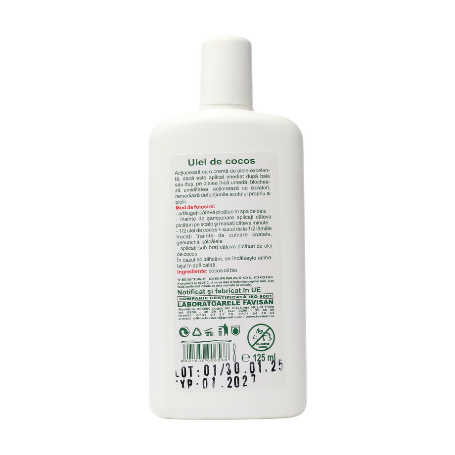 Ulei cocos 125 ml