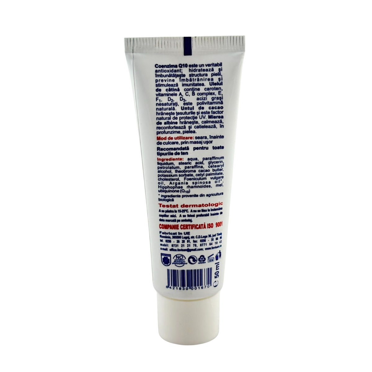 Crema de noapte cu Coenzima Q10 50 ml