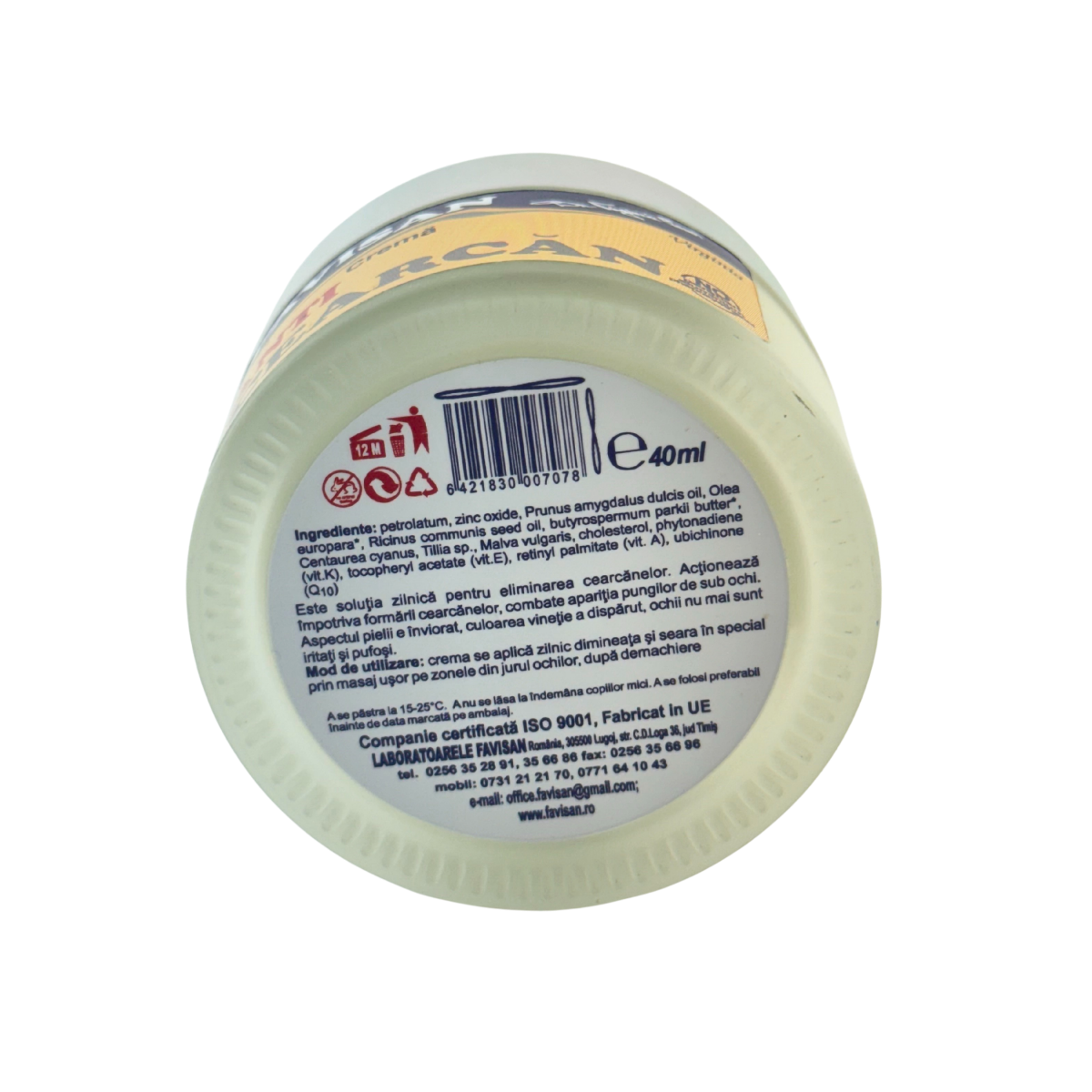 Crema anticearcan Virginia 40 ml