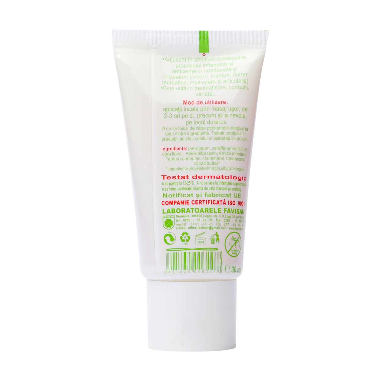 Unguent cu untul pamantului si arnica Faviderm 30 ml