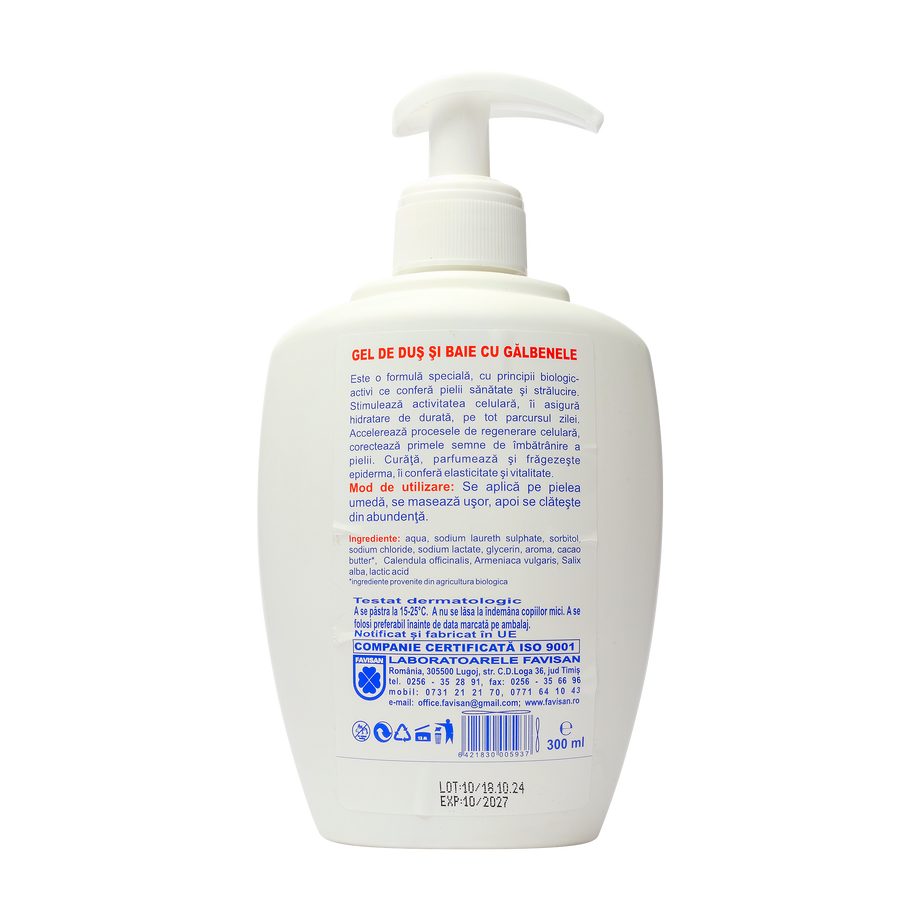 Gel dus si baie cu galbenele 300 ml