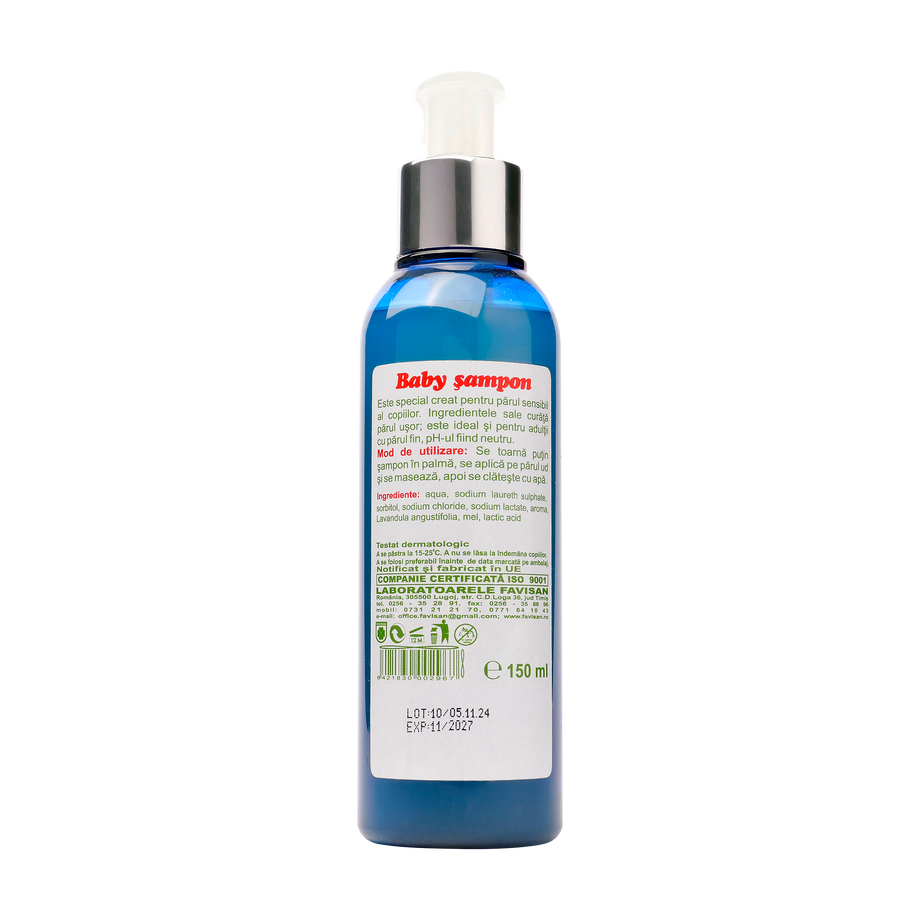 Sampon cu miere favibaby 150 ml