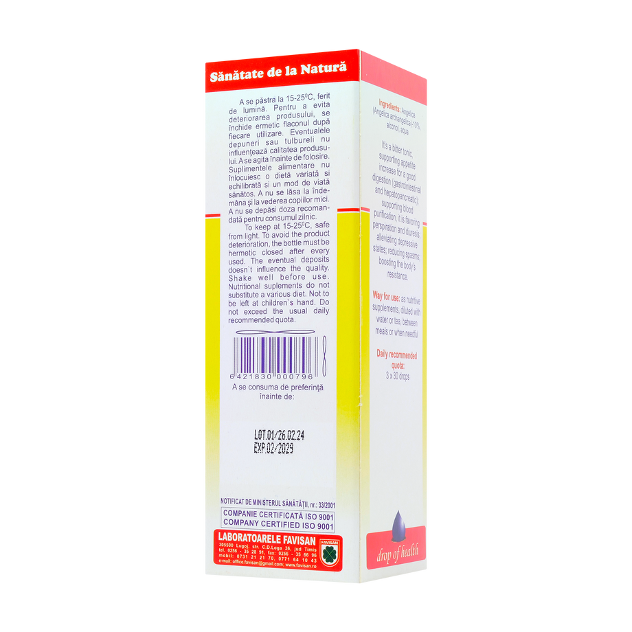 Tinctura angelica 50 ml