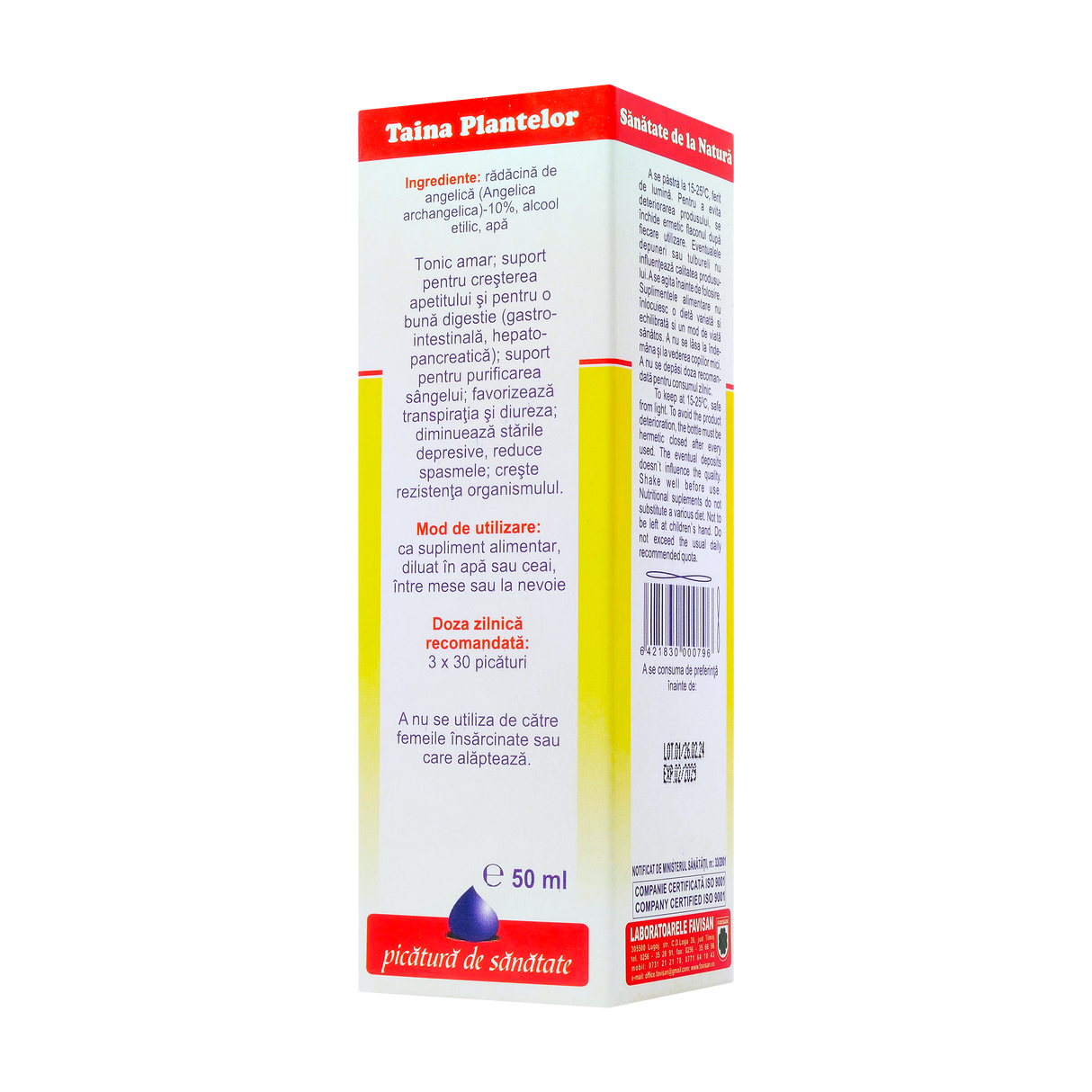 Tinctura angelica 50 ml