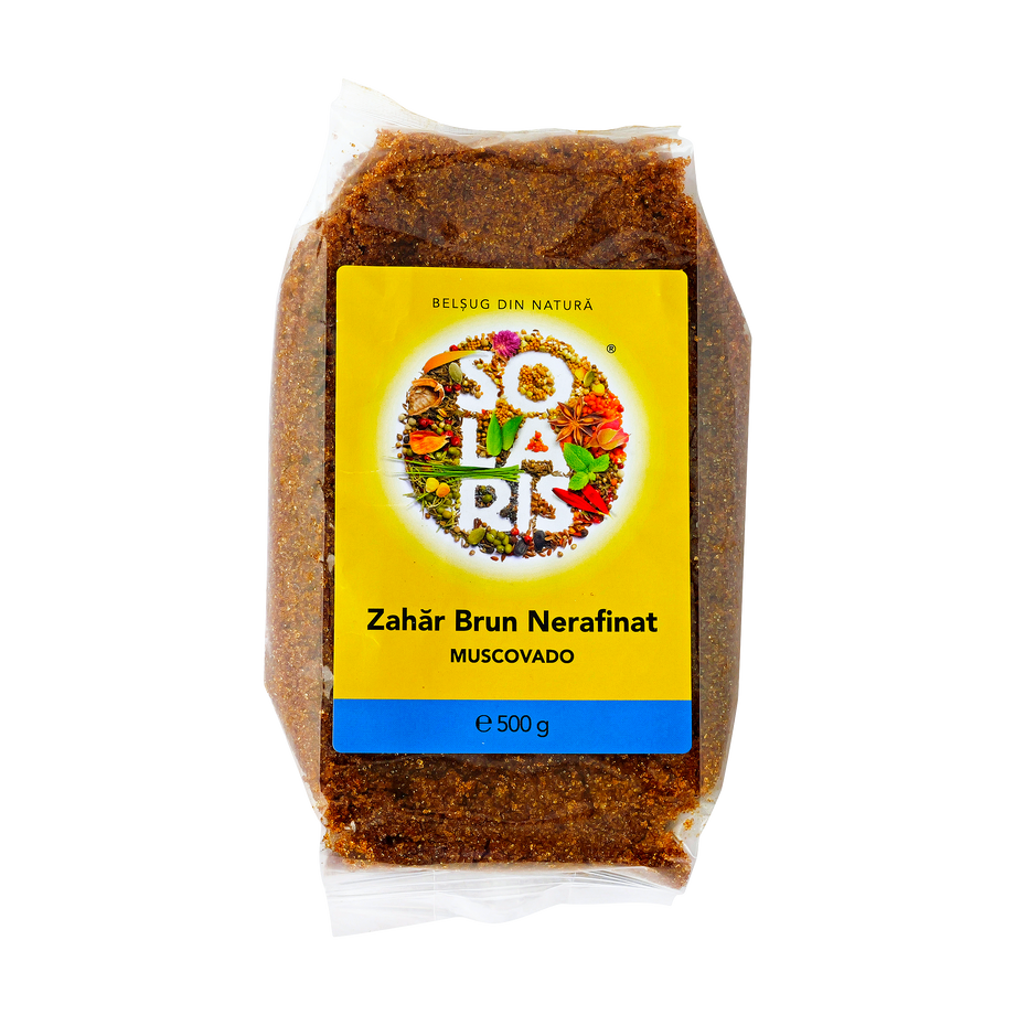 Zahar brun nerafinat Muscovado 500 g