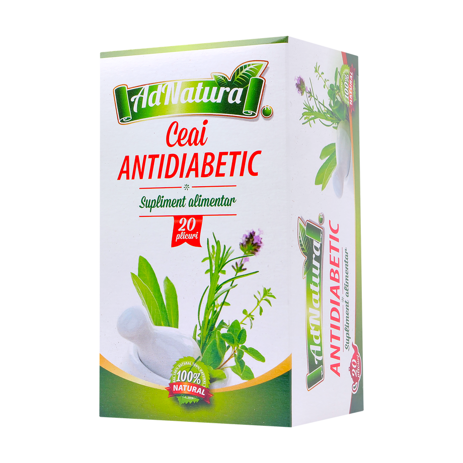 Ceai Antidiabetic 20 plicuri AdNatura