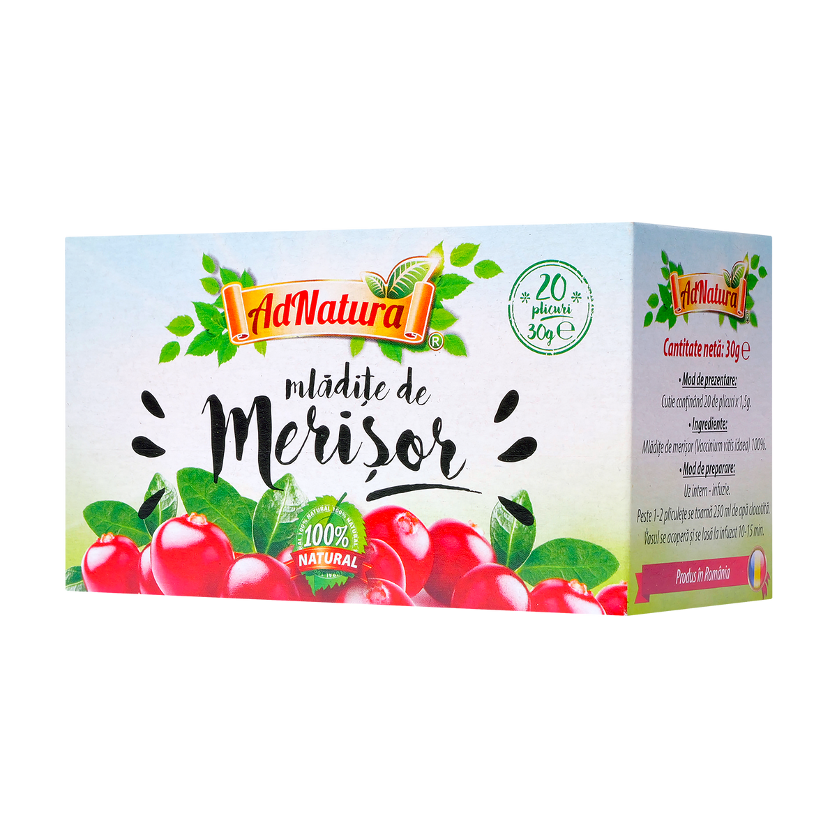 Ceai de Merisor mladite 20 plicuri