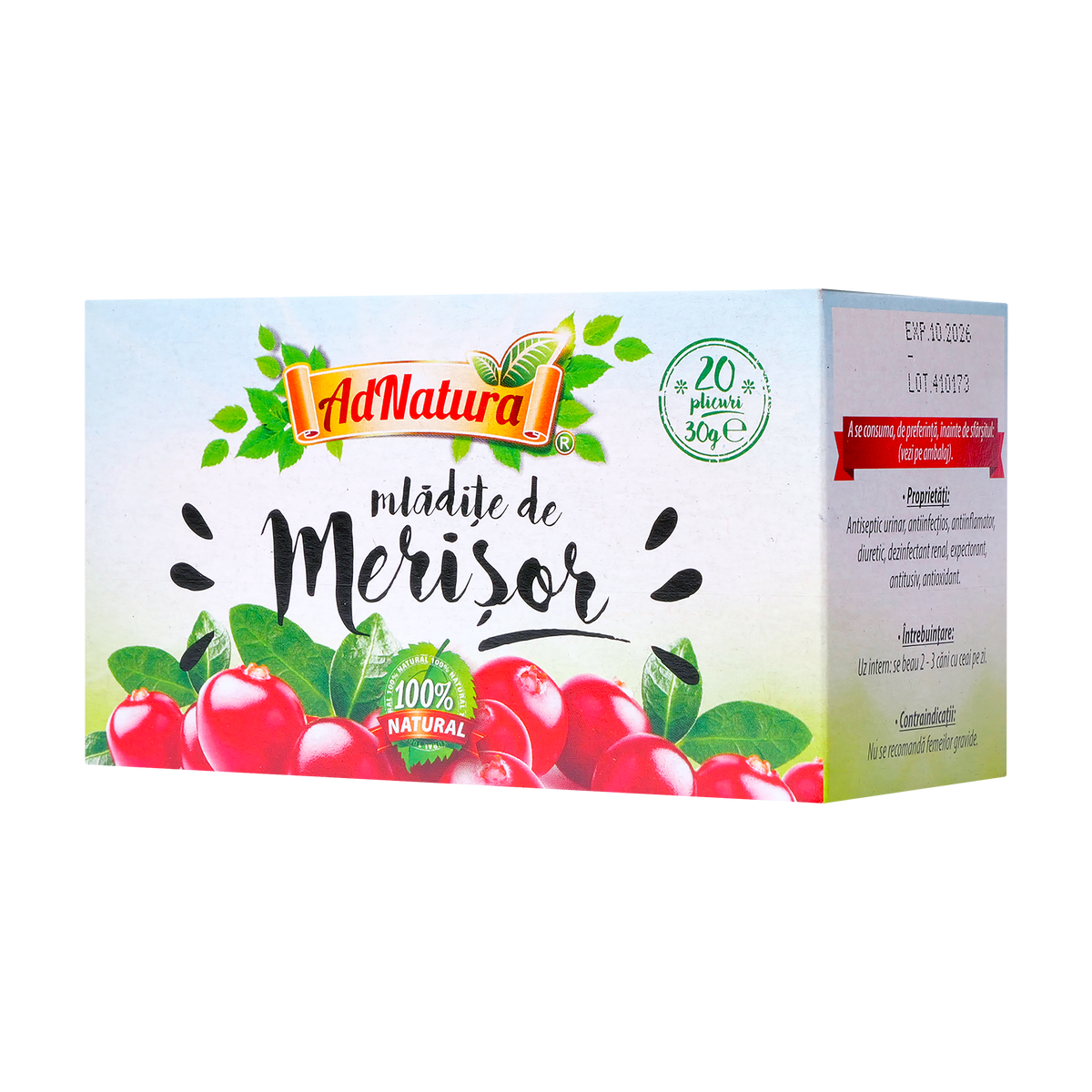 Ceai de Merisor mladite 20 plicuri